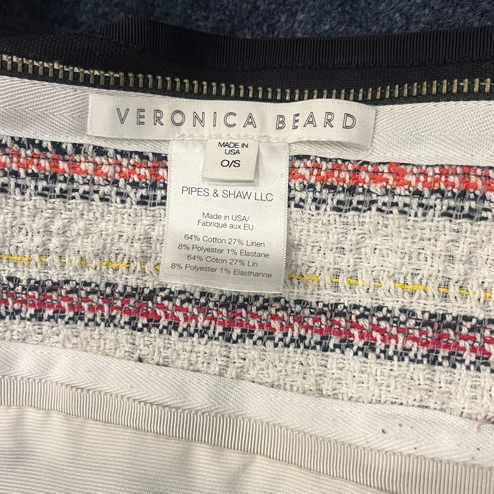 Veronica Beard Navy Dickey Blazer w/ Dickey - Picture 7 of 8